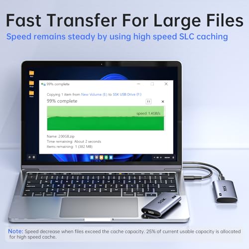 SSK 1TB Portable SSD: Ultra Fast, Low Power