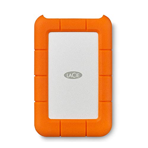 Orange LaCie Rugged Mini 2TB Portable External Hard Drive
