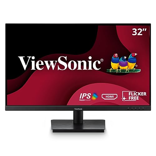 ViewSonic VA3209M 32" IPS HD Monitor with Dual Speakers, HDMI/VGA