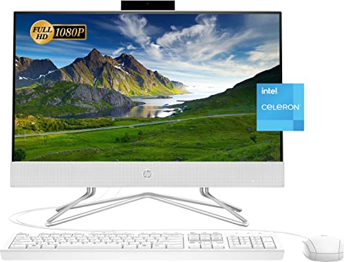 HP All-in-One Desktop with 21.5" FHD Display WiFi