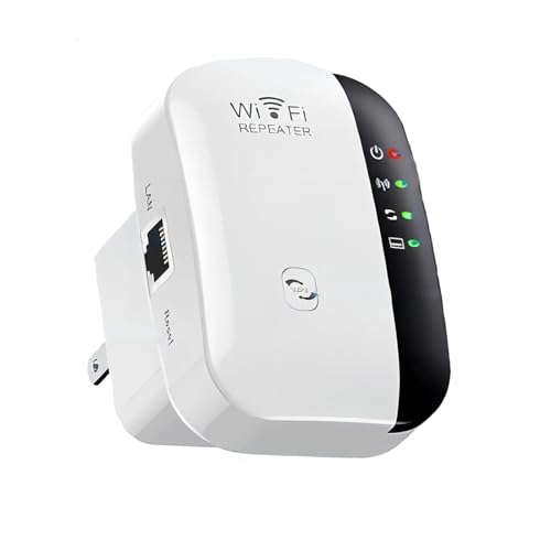 Long Range WiFi Extender with Ethernet Port, Alexa Compatible