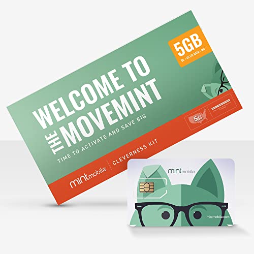 Mint Mobile Phone Plan: 5GB 5G-4G LTE + Talk & Text