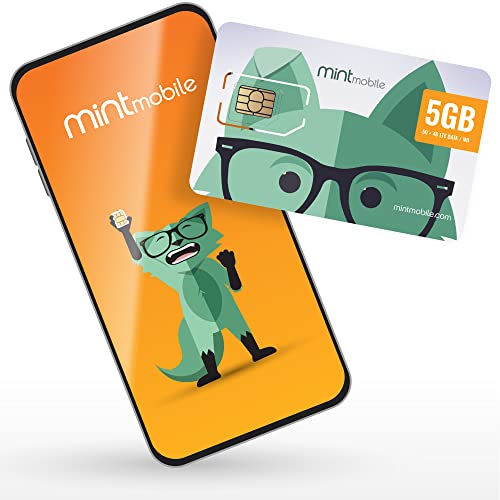 Mint Mobile Phone Plan: 5GB 5G-4G LTE + Talk & Text