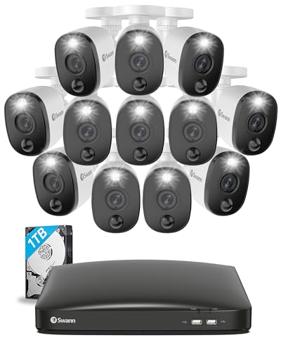 16 Channel Swann Home Security Camera System, 1080p