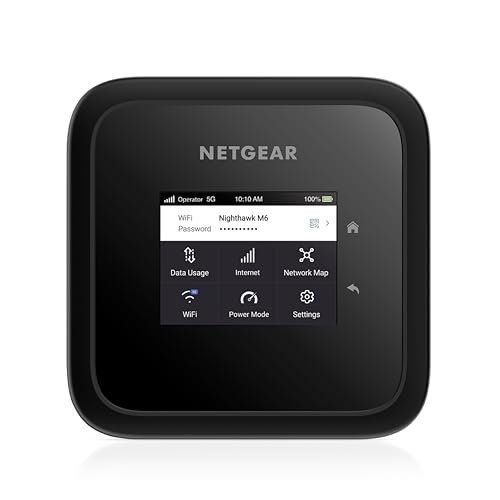 NETGEAR Nighthawk M6 5G Mobile Hotspot with 5G Router and Sim Slot