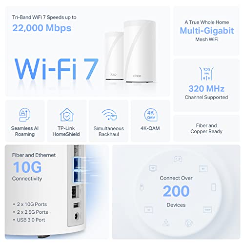 TP-Link Tri-Band Whole Home Mesh WiFi System