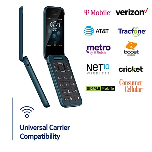 Nokia 2780 Flip Phone Unlocked KaiOS, Verizon, AT&T, T-Mobile