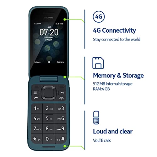 Nokia 2780 Flip Phone Unlocked KaiOS, Verizon, AT&T, T-Mobile