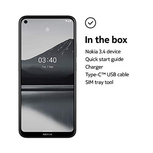 Nokia 3.4 Unlocked Smartphone with Android 10