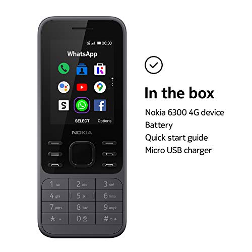 Nokia 6300 4G Unlocked Dual SIM WiFi Hotspot