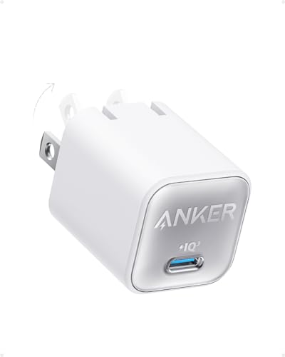 Anker 30W USB C GaN Charger - Aurora White