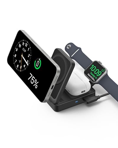 Anker MagGo 3-in-1 Charging Station for Apple