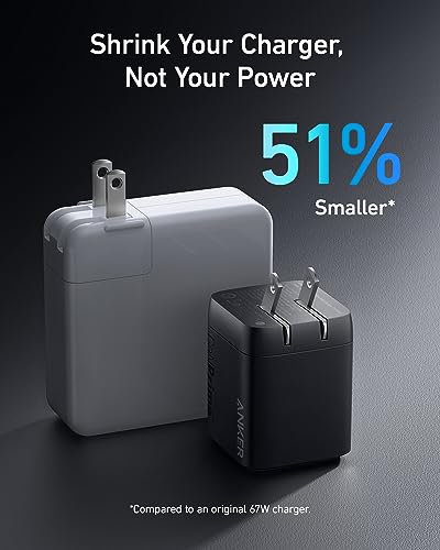 Anker Prime 67W GaN USB C Charger: 3-Port Fast Hub