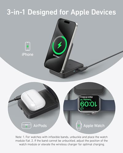Anker MagGo 3-in-1 Charging Station for Apple