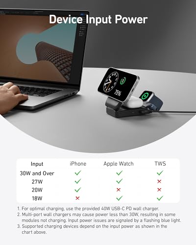 Anker MagGo 3-in-1 Charging Station for Apple