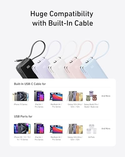 Anker 3-in-1 Power Bank with USB-C Cable