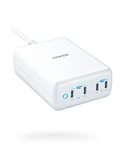 Anker USB C 120W, 547 Charger, PowerPort III 4-Port Charging Station for MacBook Pro/Air, iPhone iPhone 15/15 Plus/15 Pro/15 Pro Max/14/13 Series, Galaxy, Pixel 4/3, iPad Series, and More Devices