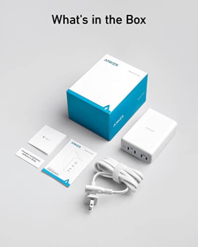 Anker USB C 120W, 547 Charger, PowerPort III 4-Port Charging Station for MacBook Pro/Air, iPhone iPhone 15/15 Plus/15 Pro/15 Pro Max/14/13 Series, Galaxy, Pixel 4/3, iPad Series, and More Devices
