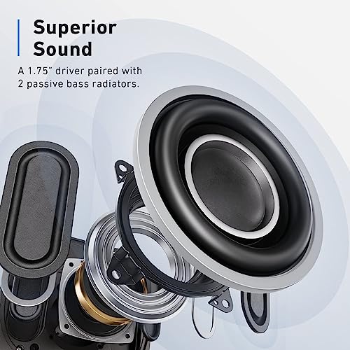 Anker PowerConf S330 USB Speakerphone, Conference Microphone for Home Office, Smart Voice Enhancement, Plug and Play, 360° Voice Coverage, Powerful Sound, Desktop PC Speaker, Online Meetings
