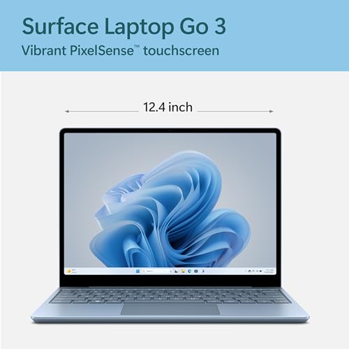 Microsoft Surface Laptop Go 3 (2023) - Ice Blue WiFi Copilot