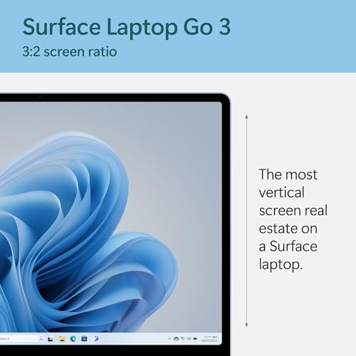 Microsoft Surface Laptop Go 3 (2023) - Ice Blue WiFi Copilot