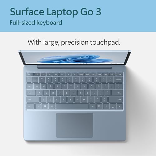 Microsoft Surface Laptop Go 3 (2023) - Ice Blue WiFi Copilot