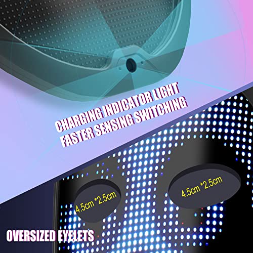 Bluetooth LED Mask: Ultra-light, Thin, Digital Light Up