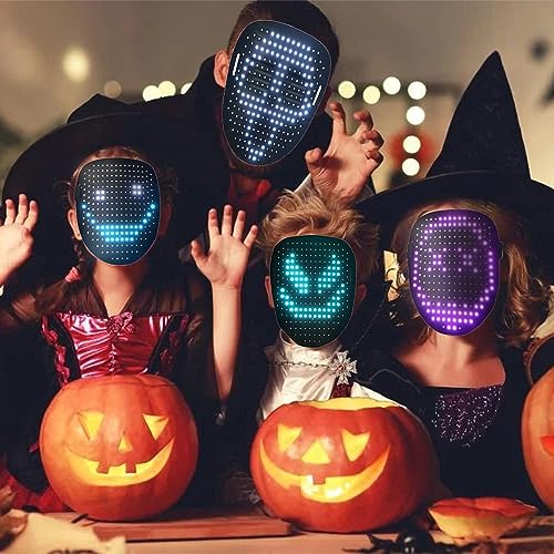 CASEIER Upgraded Led Mask - Gesture Control Light Up Toy