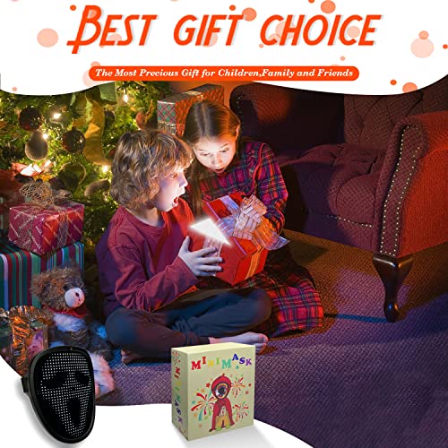 MOYACA Kids LED Mask for Halloween and Xmas