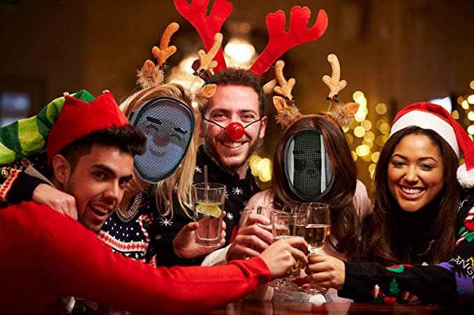 Bluetooth LED Mask: Perfect for Parties, Concerts, Costumes