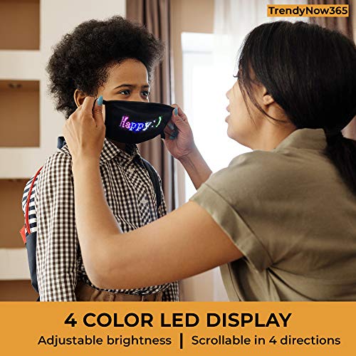 LED Face Mask with Bluetooth App for Adults