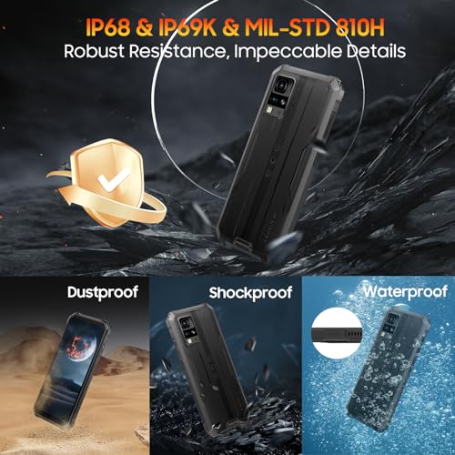 Blackview BV4800 Rugged Smartphone Unlocked, Android 13, 6GB+64GB