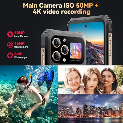 Blackview BL8000 5G Rugged Smartphone Unlocked 2024, 24GB RAM+512GB ROM