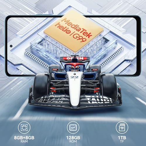 Blackview Shark 8 Unlocked Wifi Smartphone, Android 13, 128GB