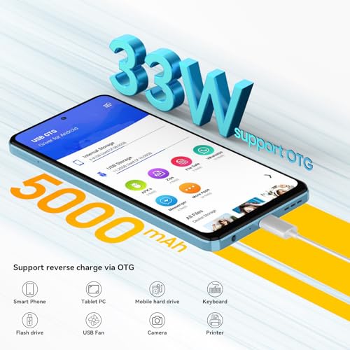 Blackview Shark 8 Unlocked Wifi Smartphone, Android 13, 128GB