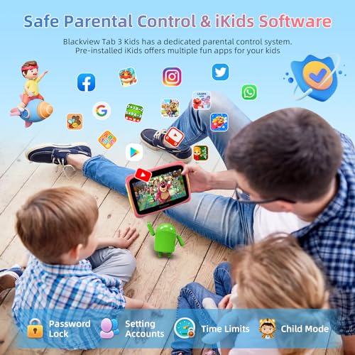 Blackview Android 13 Kids Tablet Tab 3 Kids