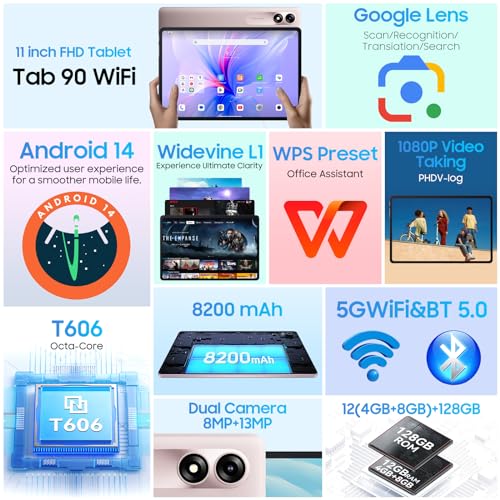 Blackview Android Tablet 11" With Octa Core Processor