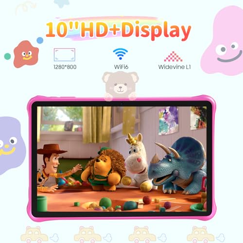 2024 10 inch Android 13 Kids Tablets WiFi6