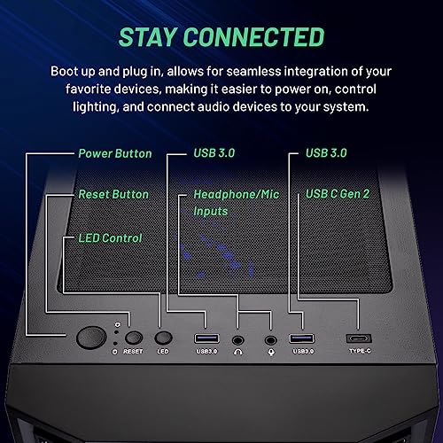 Skytech Gaming Shadow Desktop: i7, RTX 4060, 16GB RAM