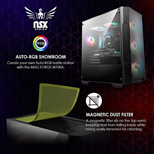 NSX Raptor Gaming Desktop: Ryzen 7, Nvidia, Wifi