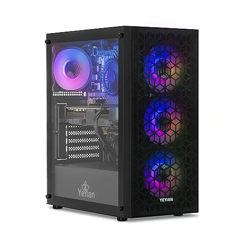 YEYIAN Yumi Gaming PC - Intel Core i5, GeForce RTX 4060, 1TB NVMe SSD