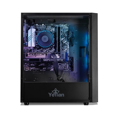 YEYIAN Yumi Gaming PC - Intel Core i5, GeForce RTX 4060, 1TB NVMe SSD