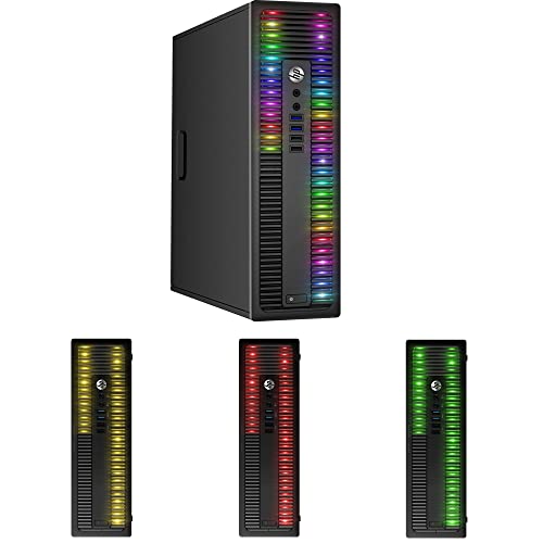 HP ProDesk Desktop Computer RGB Lights Intel i5 8GB RAM WiFi