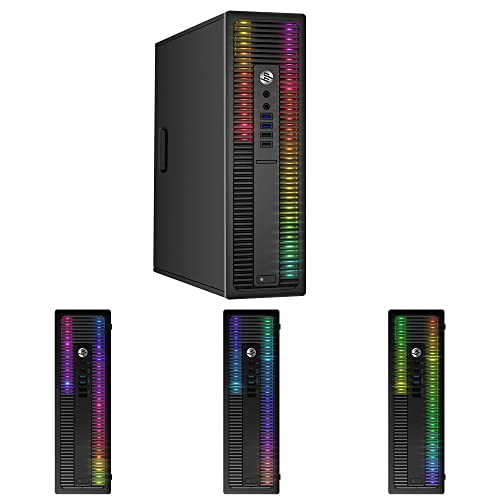 HP ProDesk Desktop Computer RGB Lights Intel i5 8GB RAM WiFi