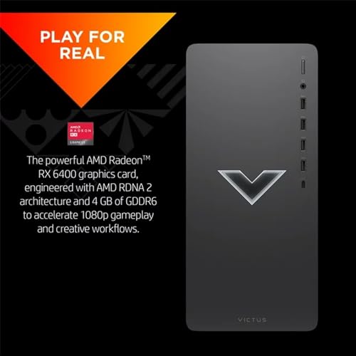 HP Victus Gaming Desktop, AMD Ryzen 5 5600G, Wi-Fi