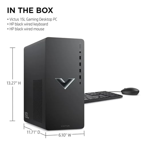HP Victus Gaming Desktop, AMD Ryzen 5 5600G, Wi-Fi