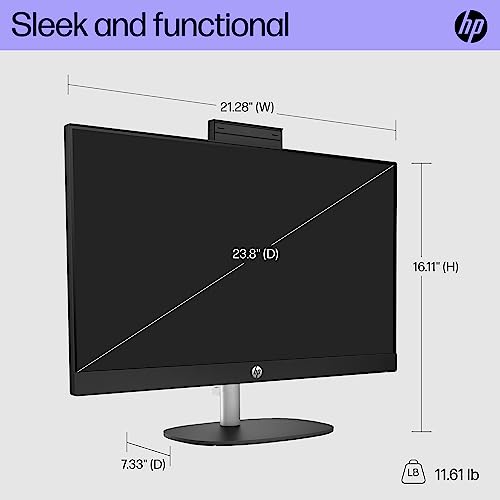 HP 23.8" All-in-One Desktop PC, FHD Display, i3-N300
