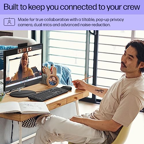 HP 23.8" All-in-One Desktop PC, FHD Display, i3-N300