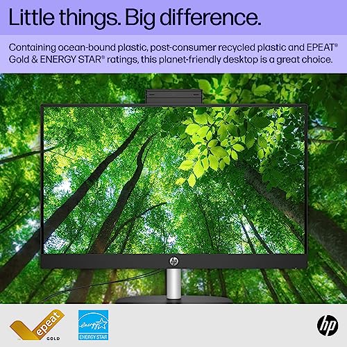 HP 23.8" All-in-One Desktop PC, FHD Display, i3-N300