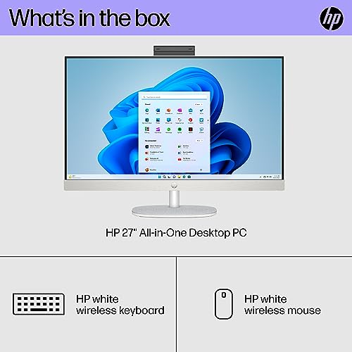 HP 27" All-in-One Desktop PC, FHD Display, Intel i7